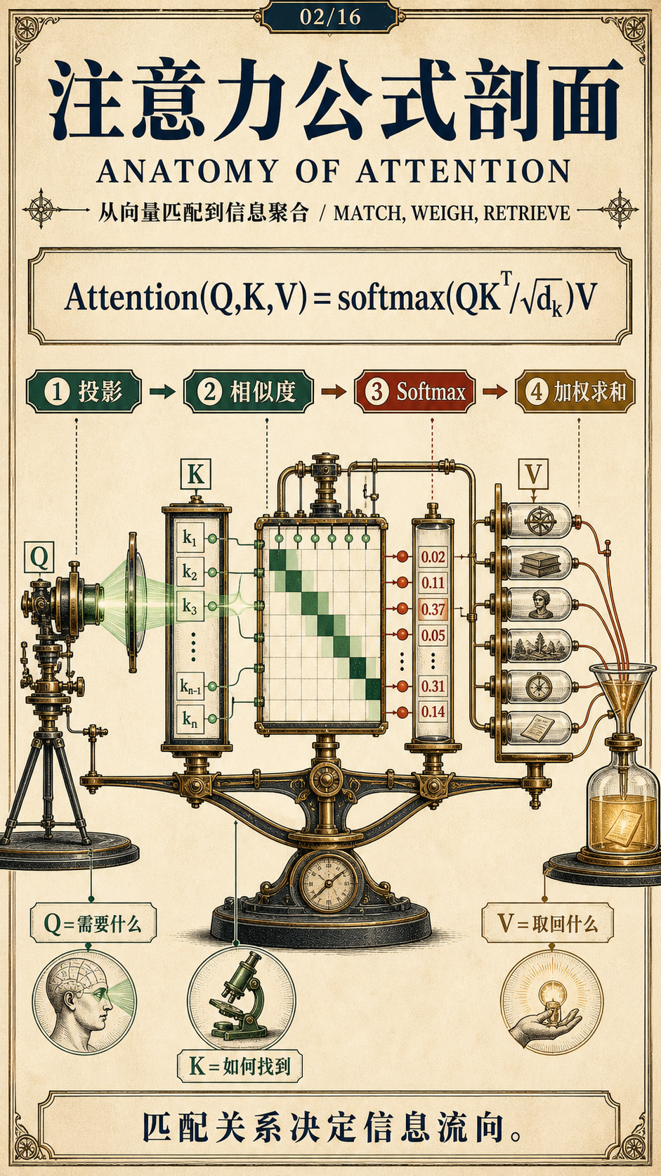 注意力公式剖面