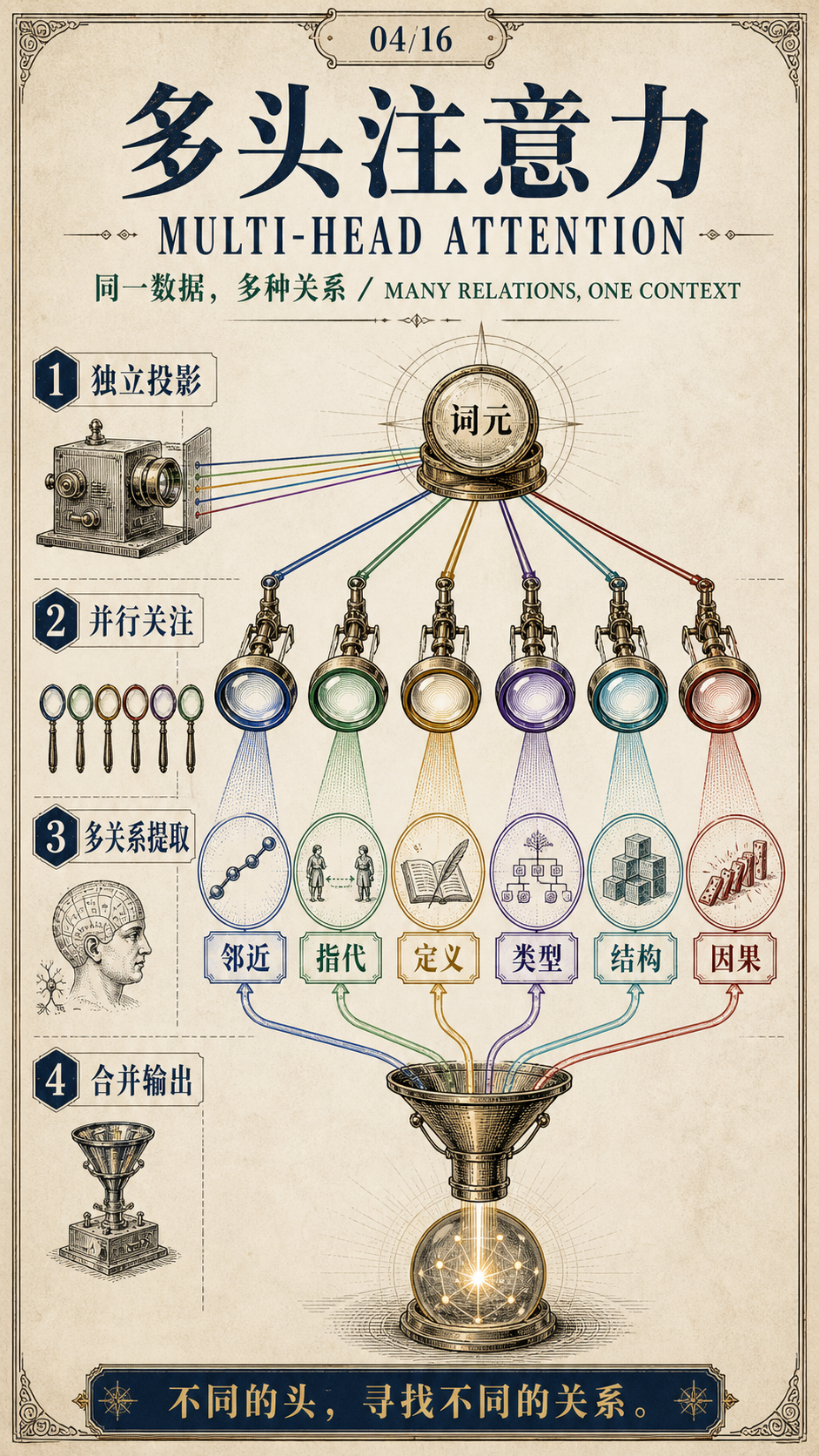多头注意力
